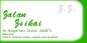 zalan zsikai business card